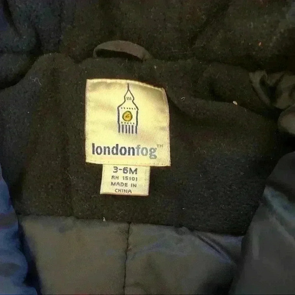 London Fog baby hooded snowsuit - Picture 5 of 7